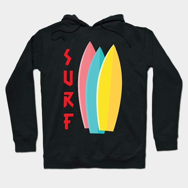 SURF T-Shirt Hoodie by Freedoms